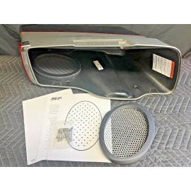 SPL Bagger Audio 6x9 Rear Harley Saddlebag Speaker Mounting Ring Adapters w/GRILLS 2014-2023