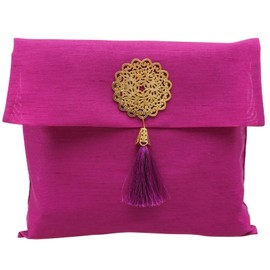 Prien Muslim Prayer Rug With Tasbih Beads and Portable Bag, Muslim Gift For Women Men, Mubarak Islamic Box, Soft Mat Gifts Set, Turkish Carpet For Ramadan, Eid, Hajj, Travel (Purple)