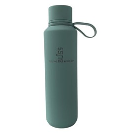Bliss Water Bottles - 590ml (20oz) Stainless Steel, Double-Wall, Hot/Cold Drink Thermos Flask with Handle. Perfect for Travel, Sports, Gym, Outdoors. Gift for Birthdays and Special Occasions. (Mint)