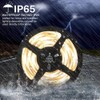 Solar Strip Lights Outdoor Waterproof, Auto ON/Off, 2 Modes, Flexible
