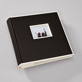 Semikolon 351136 200 Pockets Album - 23 x 22.3 cm - 100 Pages Cream for 200 x 10 x 15 Photos - Black