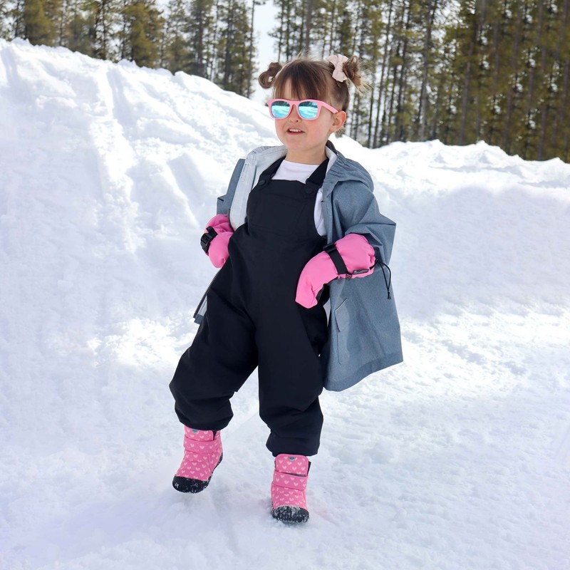 Jan & Jul Cozy-Dry Waterproof Dungarees Lined Snow Pants for