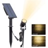T-SUN LED Landscape Solar Spotlights, Waterproof Outdoor Solar Lights Auto