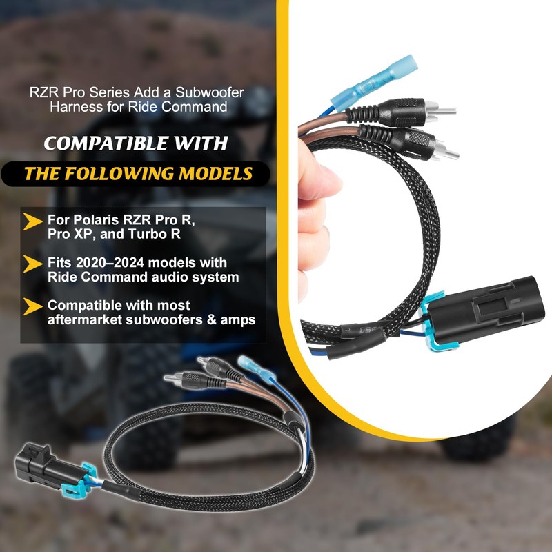 Zymurgoes for RZR Pro Series Output Harness and Subwoofer Harness