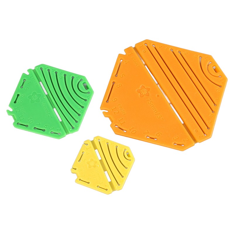 3pcs Flower Maker Set DIY Rhombus Flower Quickly Easily Resin