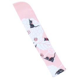 Kyoyu Japanese Merchandise Silk Folding Fan, Bag Included