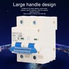 2P Mini Circuit Breaker 10KA Breaking Capacity Solar PV System