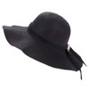 Women Winter Hat Vintage Wide Brim Woolen Felt Fedora Hat