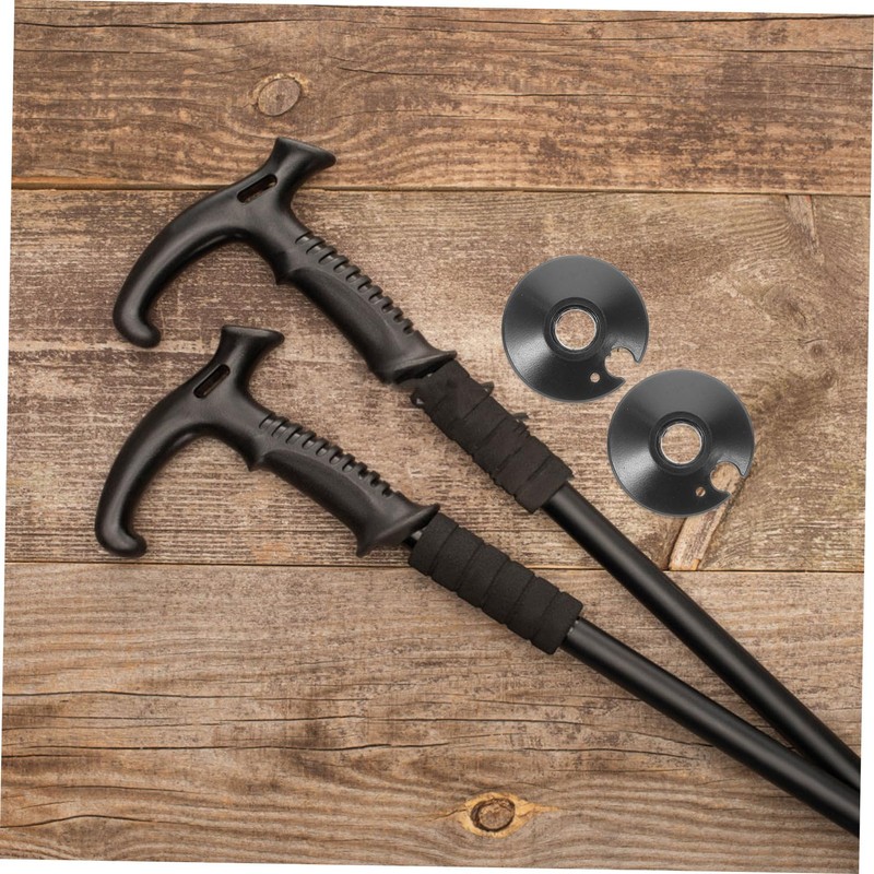 BIUDECO Versatile Trekking Pole Accessory Set 4pcs Replacement Baskets for