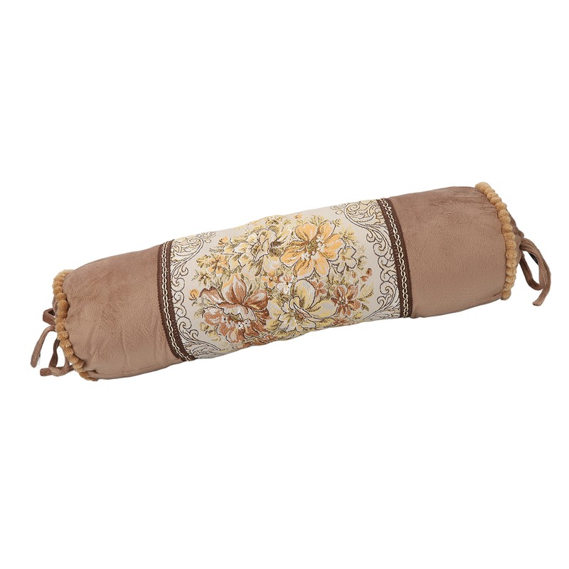 Foot Massage Cylinder Pillow Detachable Soft Foot Embroidery Cylinder Pillow
