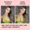 ENBAB Sticky Push Up Bra Inserts 2 Pairs-Double Sided Sticky