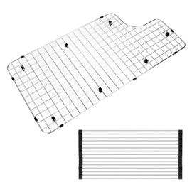 Sink Rack Protector Compatible with Kohler K 6488 and K 6489 Accessories: Stainless Steel Sink Rack for Bottom of Kitchen Sink