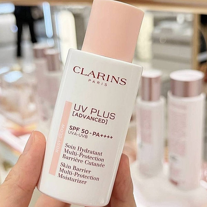 Clarins [1+1]Clarins Sun Cream UV Plus Advanced NEW/Rosy Glow 50mlx2