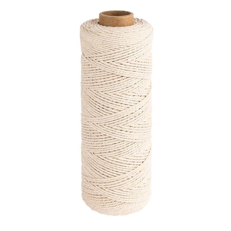 Ideen mit Herz Macrame Yarn on a Roll, Natural White