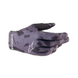 Alpinestars 3541824-9088-L: Youth Radar Gloves Magnet/Silver Lg