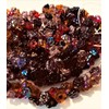 100 Czech Glass Flower Beads. Vineyard Mix. Hole is Side