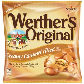 Werther's Original Creamy Caramel Filled Candy, 5.5 Oz Bags (Pack of 12)