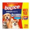 Bounce Bounce Pet Hair and Lint Guard Mega Dryer Sheets