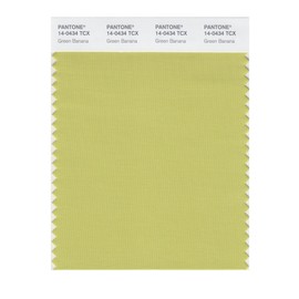 PANTONE Smart 14-0434X Color Swatch Card, Green Banana