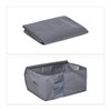 Relaxdays Zipped Storage Bag, Bedding and Clothes, Underbed Storage Bag,
