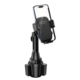 Flaviao Adjustable Cup Phone Holder for Car - 360° Rotation, Anti-Shaking Cup Holder Phone Mount Fits Car Cup Hole 2.5-4.1", Wide Compatibility with 4.0-7.0 Inches Cell Phones Car Accessories