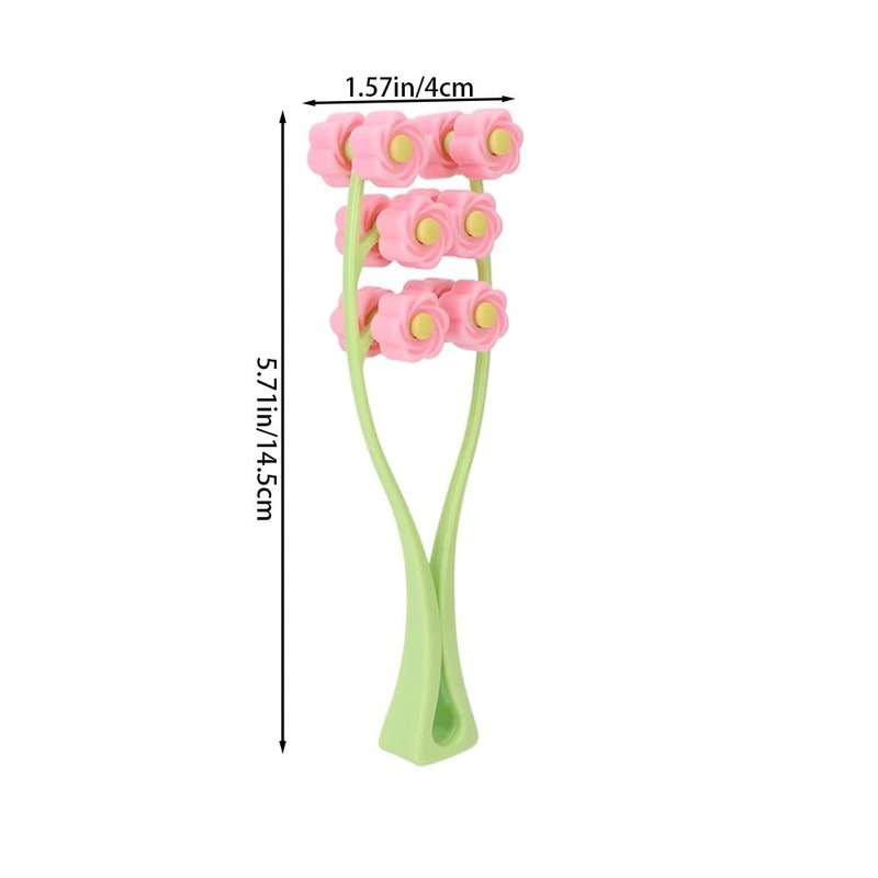 HSBMAIAOSI Face Roller V Shaped Face Massager Double Clips Massager