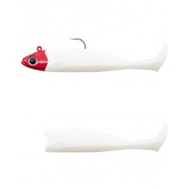 Fiiish Combo Medium Master Shad No.4 - 10cm - 15g - White Coco-Red Head - MS4520