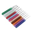 11PCS Set Knitting Crochet Hook Ergonomic Aluminum Crochet Hooks Set