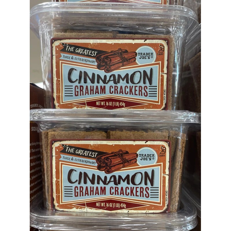 Trader Joe's 2 PACK Trader Joe's The Greatest Cinnamon Graham