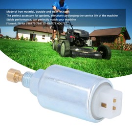 Buachois Carburetor Fuel Solenoid Fuel Shut-Off Solenoid Lawn Mower Solenoid Valve Garden Lawn Mower Accessories for 798779 799115 40H777 40G777