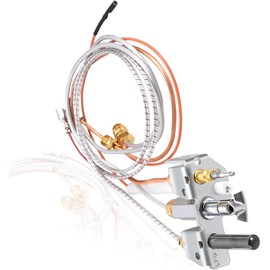 Criditpid 4021-733 Propane Gas Pilot Assembly for Heatilator, Heat-N-Glo and Quadrafire Fireplaces, 25661 LP Gas Fireplace Pilot Assembly Parts.