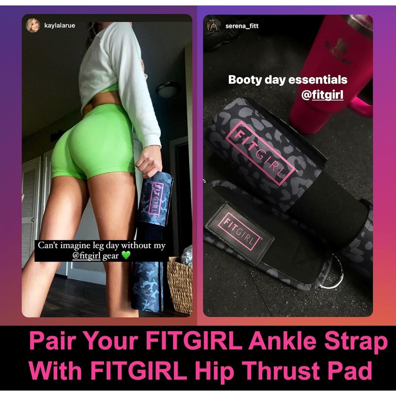 FITGIRL - Ankle Strap for Cable Machines and Resistance Bands,