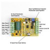 Hailege 380W PWM DC Brushless Electric Motor Speed Controller with