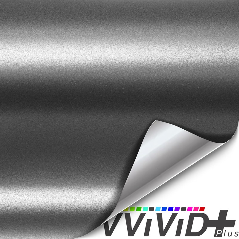 VViViD+ Ultra Deep Matte Metallic Charcoal Grey (10ft x 59")