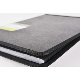 Filexec Products Art Presentation Book, 11"x17", 24Page/48 Views (93730),Black