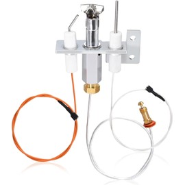 Criditpid 4021-731 IPI Propane Gas (LP) Pilot Assembly for Heatilator, Heat-N-Glo, Quadrafire Gas Fireplaces and Gas Log Sets, 385-511A Heat N Glo Fireplace Parts Pilot Assembly