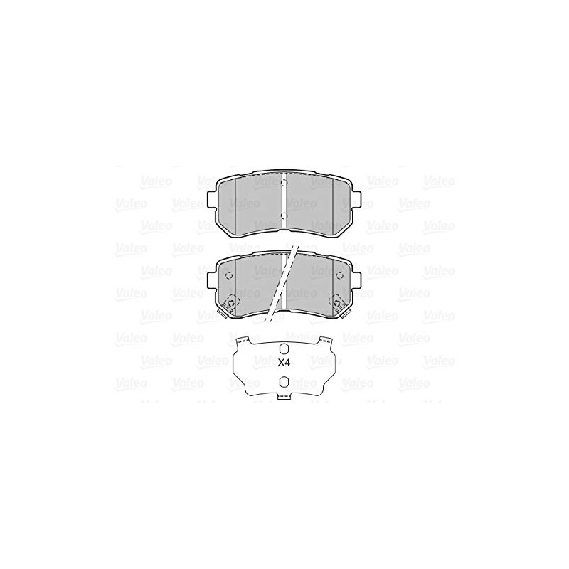 VALEO 601135 Brake Pad Set Disc Parking Brake Pad Set