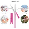 PLUS Pen Style Compact Twiggy Scissors with Cover 3-Pack Rose