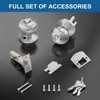 3 Pack Keyed Entry Door Knob Set, All Keyed Same