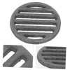 LABRIMP Fire Pit Bottom Grate Round Fireplace Grate for Indoor