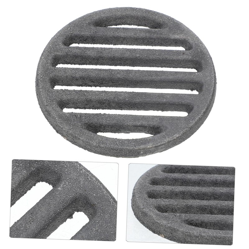 LABRIMP Fire Pit Bottom Grate Round Fireplace Grate for Indoor