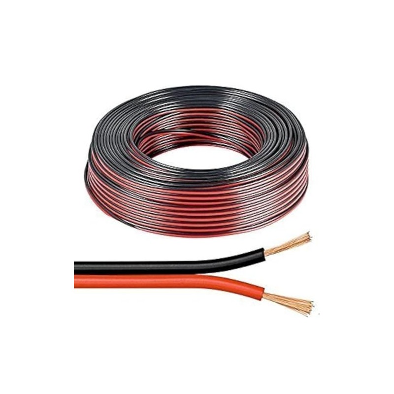 electrosmart 10m Red/Black 2 x 0.50mm Speaker Cable Ideal for