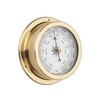 NKlaus Brass Barometer, 14.5 x 10 x 4.2 cm, Stylish