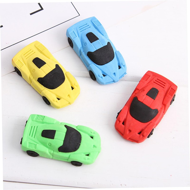 Alasum 8 Pcs Removable Eraser Novelty Eraser Car Eraser