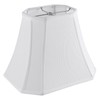 PIKOPIKO Rectangle Lamp Shade, (6×8)×(11×14)×11"Pure White Linen Lampshade for Table