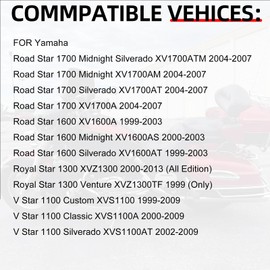 Fuel Valve Petcock for Yamaha Royal Star 1300 1600 1700 XVZ1300 XV1600 XV1700 V Star 1100 XVS1100 1999-2013 4WM-24500-10-00