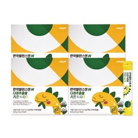 Cubie & Immune Balance Actinidia Extract Kids 60 sachets x 4 (total 4 months supply) / 큐비앤 면역밸런스엔 다래추출물 키즈 60포 x 4개 (총 4개월분)