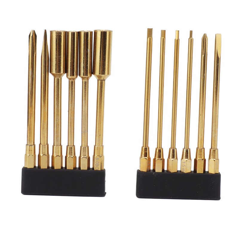 Screw Driver Repair Tool Push Type 12 in 1 Ergonomic