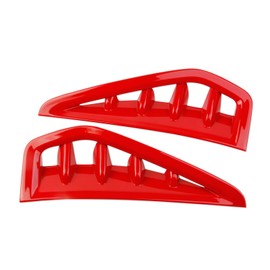 Korlot Side Body Vent Cover Trims Accessories for 2021-2026 RAM 1500 TRX/RHO (red)