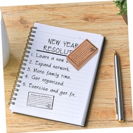 DOITOOL 8-Piece Vintage Wooden Stamp Set for DIY Journaling and Scrapbooking Retro Stamps for Boys and Girls and Adults Natural Scene Decorative